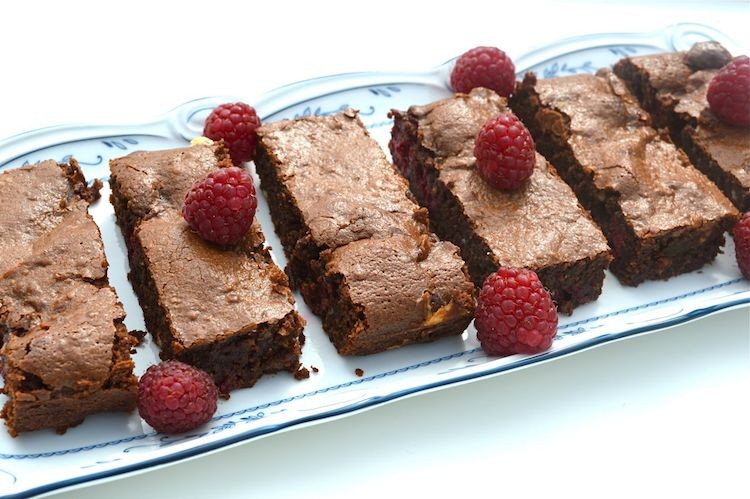 Raspberry Fudge Brownies