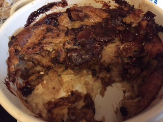 Chocolate Bread & Butter Pudding