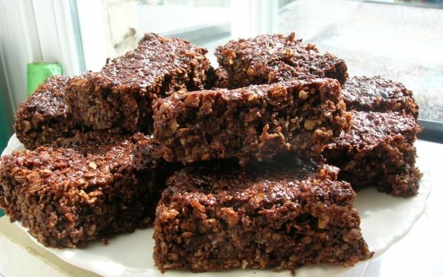 Chocolate Coconut Flapjacks