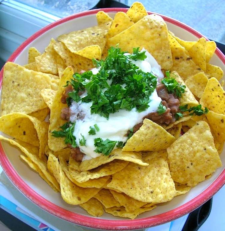 Chocolate Refried Beans - a Mexican inspired version of refried beans with cocoa for added richness and umami flavours. It's a quick to make meal and always popular.