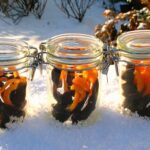 3 jars of candied orange peel dipped in chocolate.
