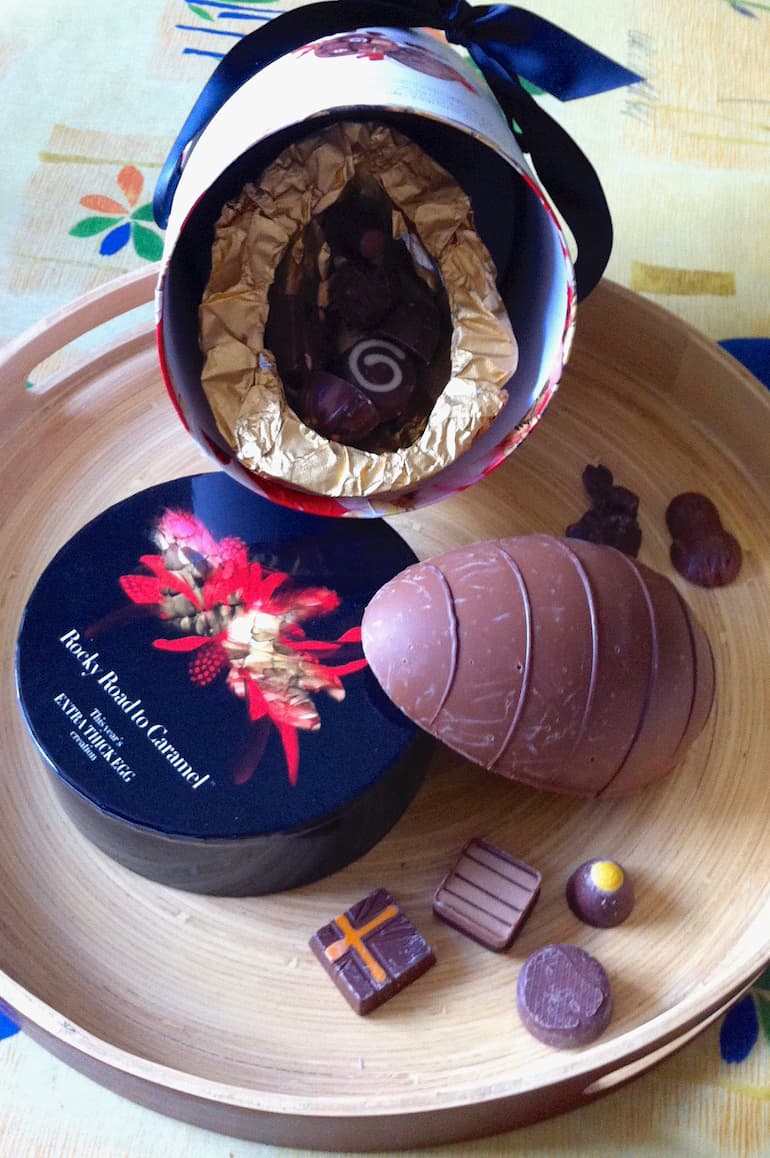 Extra thick chocolate egg from Hotel Chocolat.