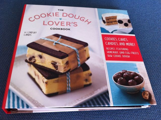 Cover of the Cookie Dough Lover's cookbook.