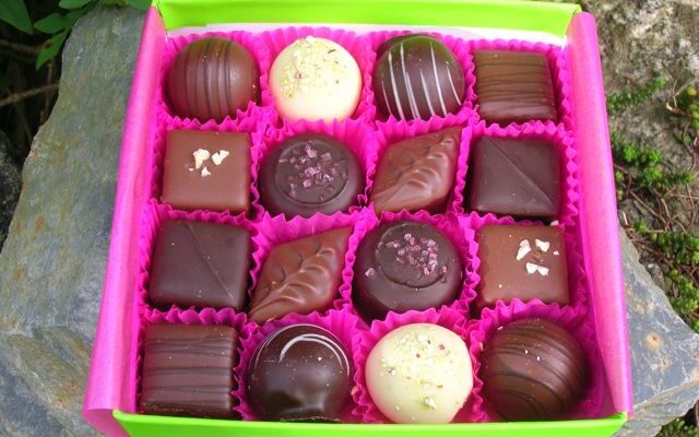 Box of Devnaa Chocolates.