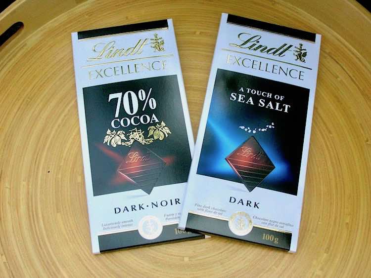 Lindt Excellence Chocolate Bars