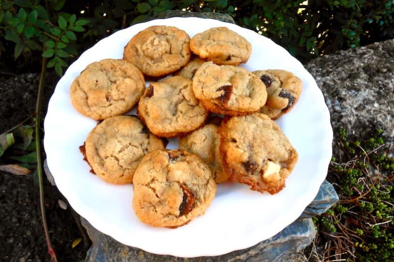 A plate of chewy apricot cookies.