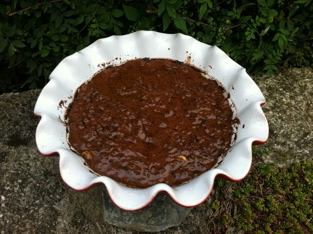 Vegan Coconut Chocolate Rice Pudding.