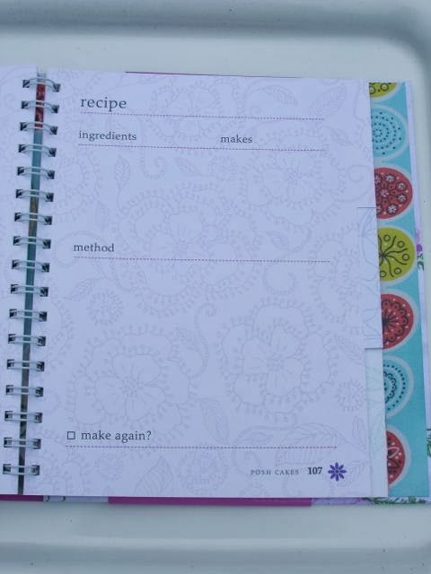 Cake Lover's Recipe Notebook page