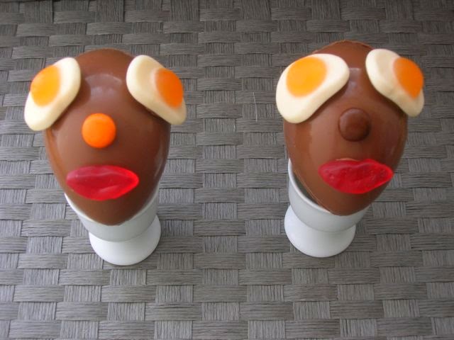 Homemade Easter Egg Heads - An Easter eggstravaganza.
