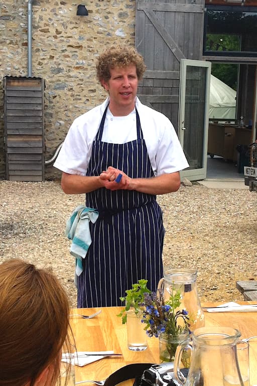 Chef Andy Tyrrell at River Cottage.