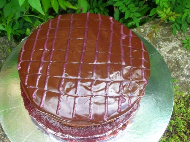 Chocolate Blackberry Cake