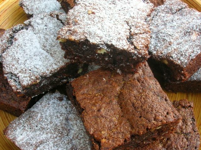 Roasted Hazelnut Brownies