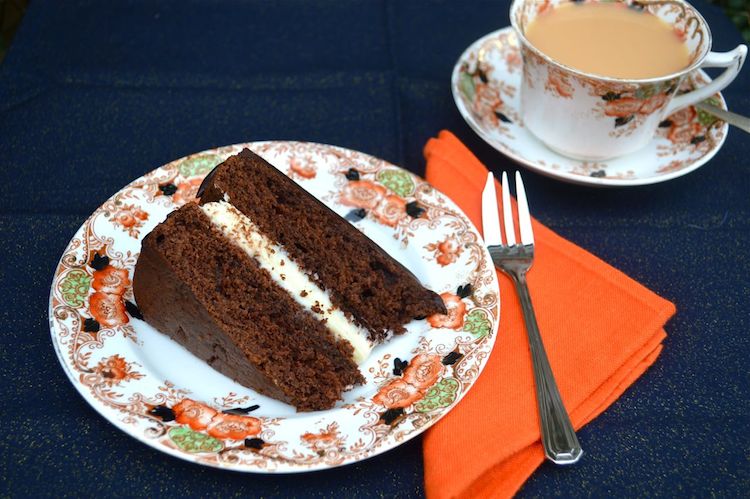 Triple Chocolate Cake Slice