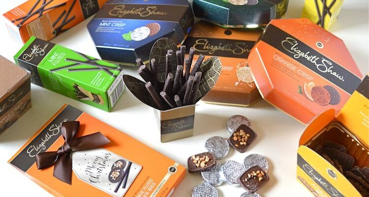 A selection of Elizabeth Shaw chocolates.