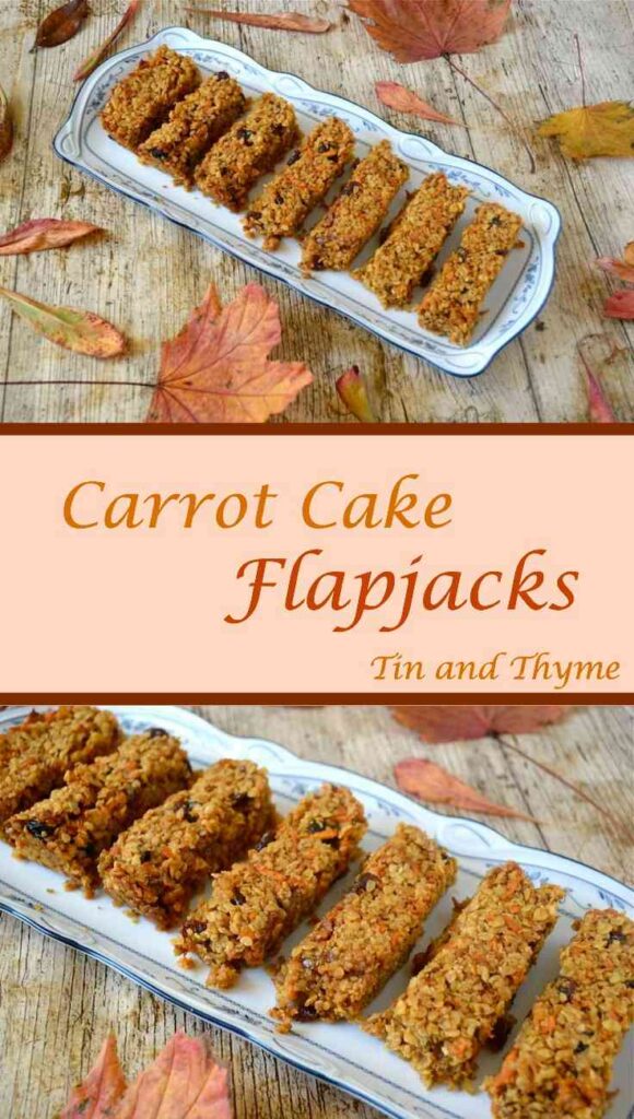 Carrot Cake Flapjacks (Tin and Thyme)