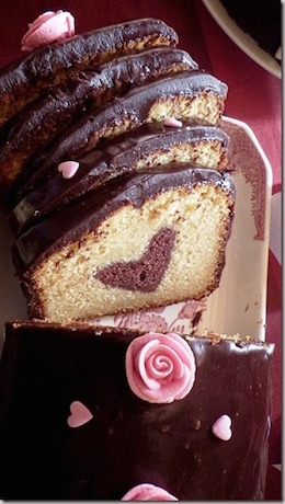 Valentine Surprise Cake