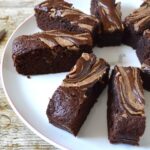 Coffee Brownies with Almond Nut Butter