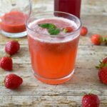 Strawberry Rose Mint Fizz Cooler