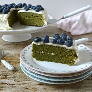 Kale Apple Cake with Apple Icing