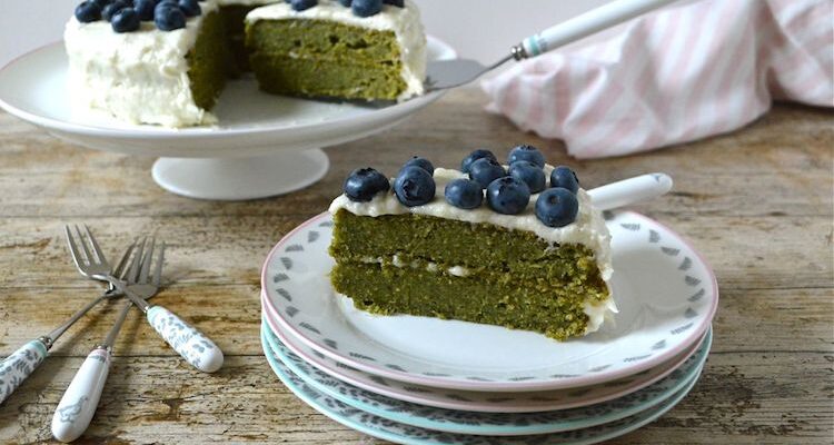 Kale Apple Cake with Apple Icing