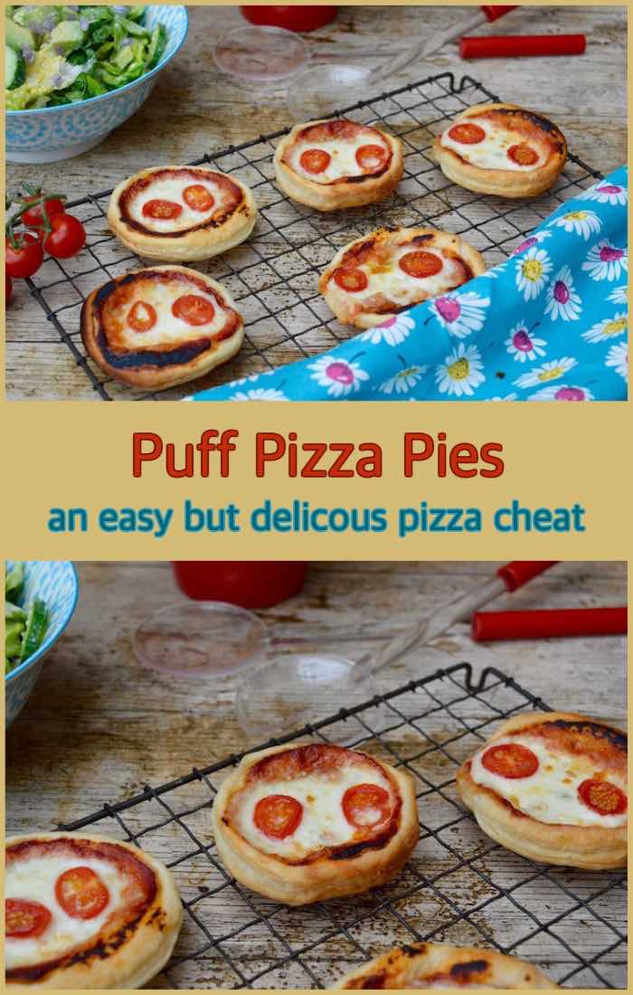 Puff Pizza Pies - a quick, easy and delicious pizza cheat.