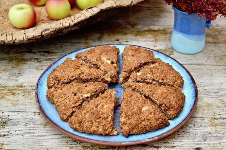 Apple Cider Scones with Cinnamon - one of 80 seasonal and delicious apple recipes.