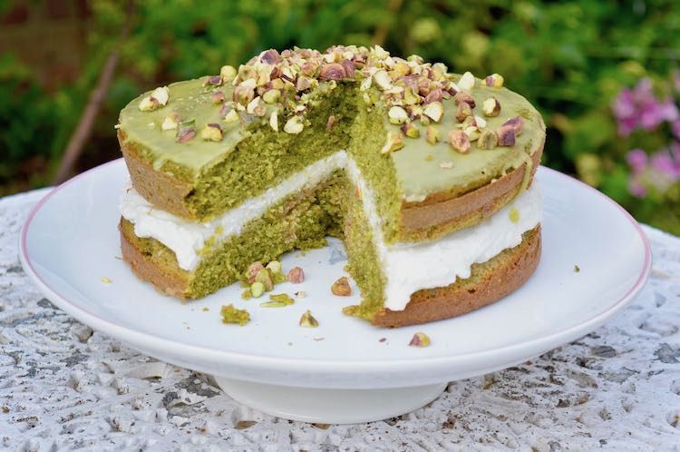 Spinach Cake with Lemon Ricotta Filling aka Le Gâteau Vert or Green Cake