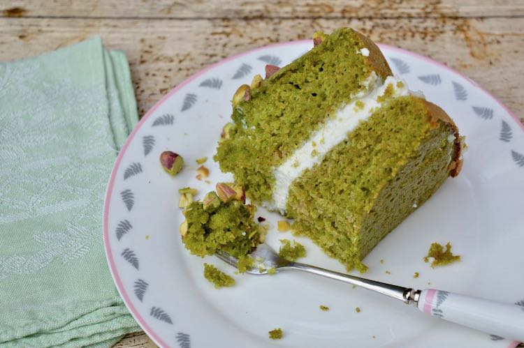 Spinach Cake with Lemon Ricotta Filling aka Le Gâteau Vert or Green Cake