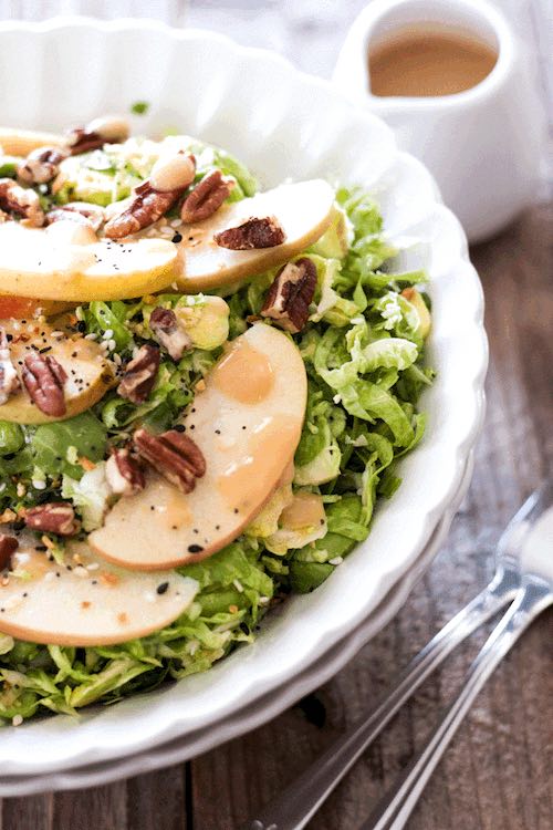Brussels Sprouts and Apple Salad