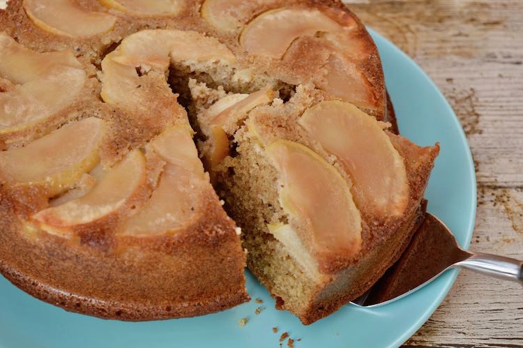 Upside-Down Apple Cake