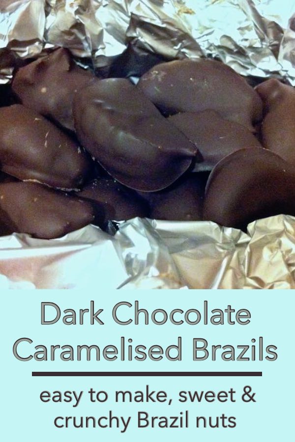 Homemade Caramelised Chocolate Brazils.