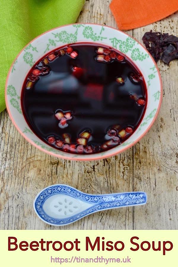 Beetroot Miso Soup - Simple, Nourishing and Delicious.