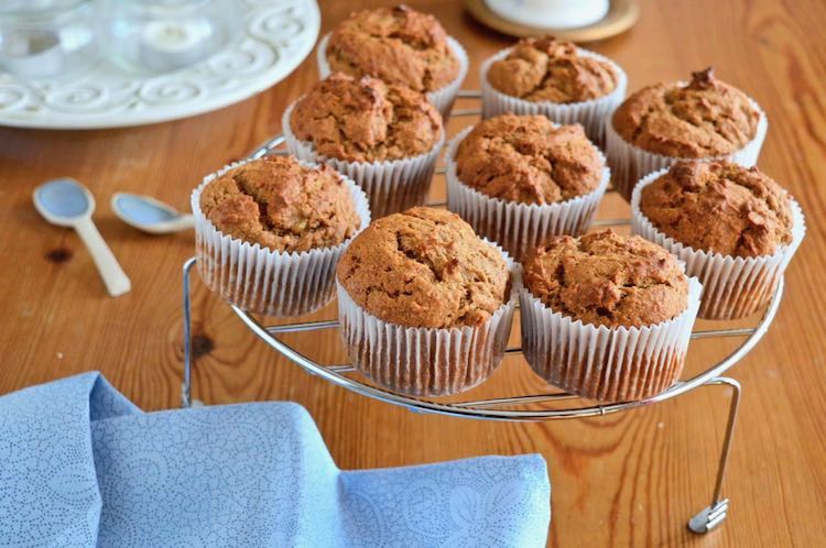 Vegan Peanut Butter Banana Muffins