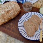 Rye Sourdough Bread with Seeds & Vegan Mushroom Pate