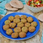 Homemade falafel with fava beans.