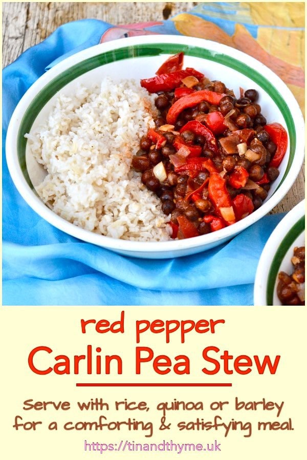 Red Pepper & Carlin Pea Stew