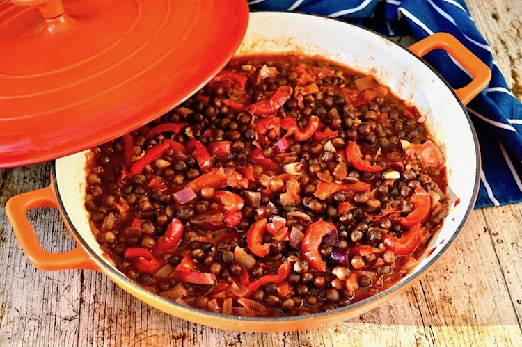 Sweet Red Pepper & Carlin Pea Stew