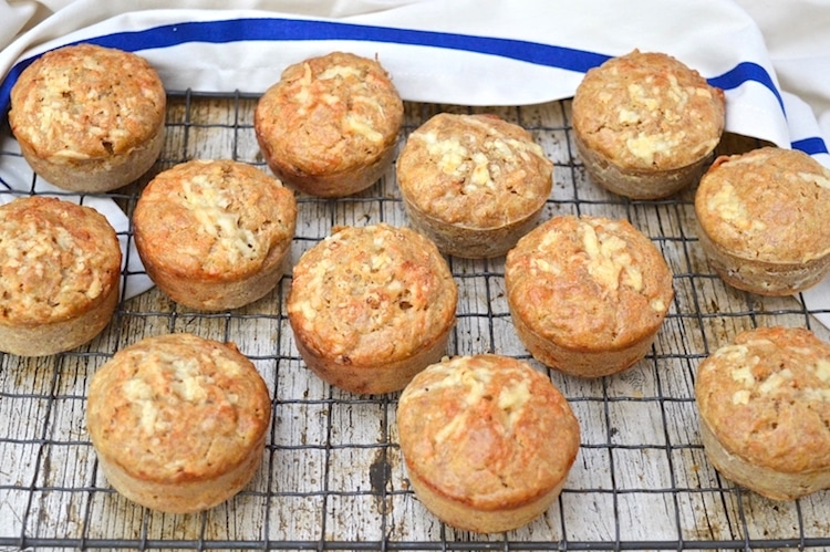 Savoury Cheese Muffins with Apple.