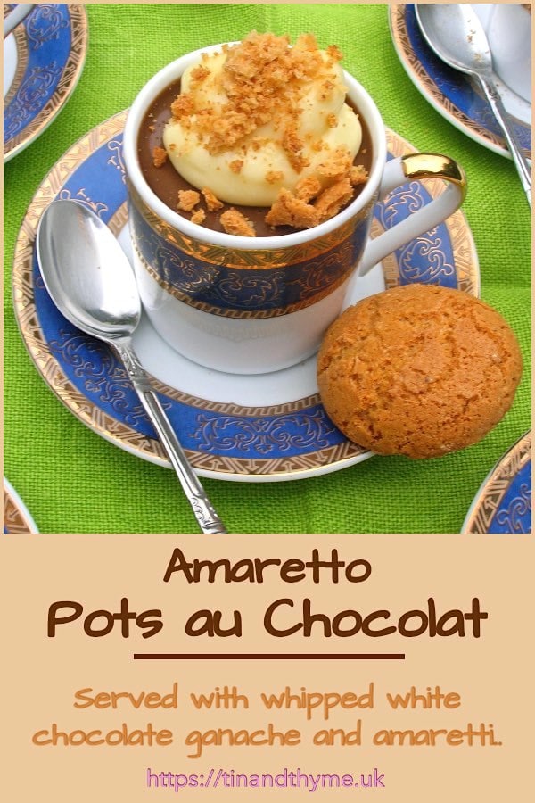 Amaretto Pots au Chocolat
