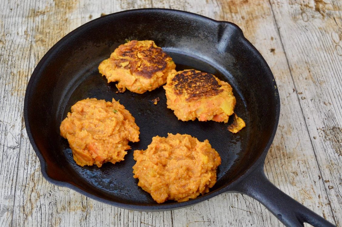 Vegetable Fritters From Leftover Cooked Vegetables Tin and Thyme