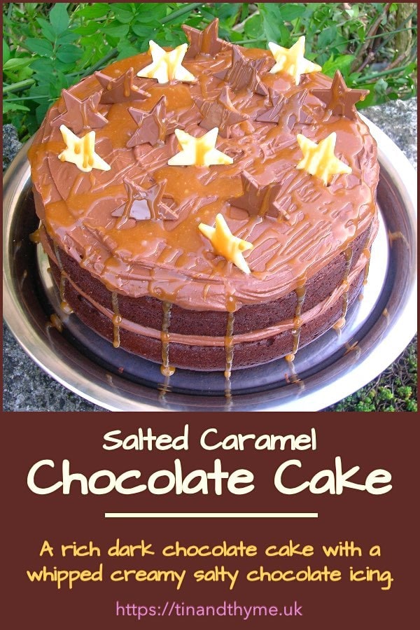 Salted Caramel Chocolate Birthday Cake