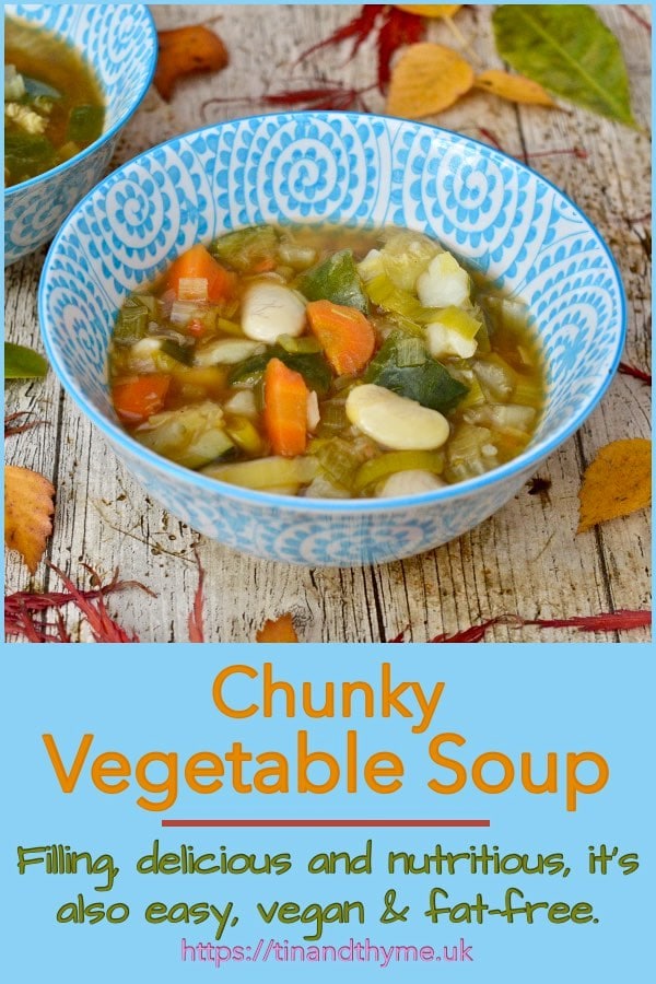 Chunky Vegetable Soup with Beans | Tin and Thyme