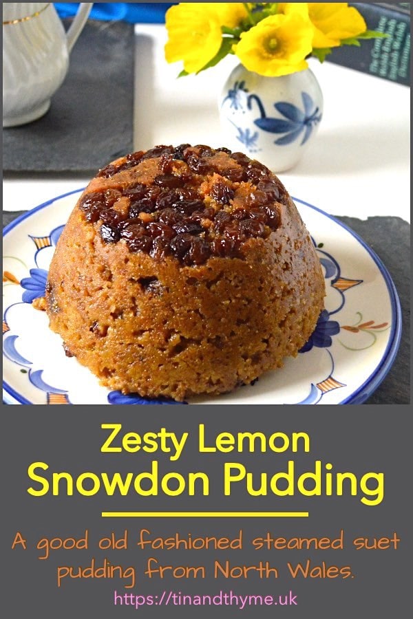 Zesty Lemon Snowdon Pudding.