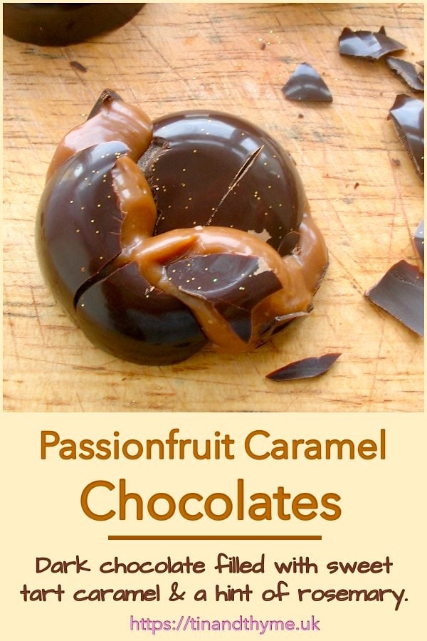 Passionfruit Caramel Chocolates.
