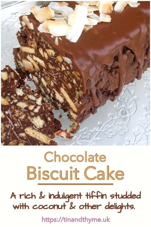 Chocolate Biscuit Cake aka Tiffin.