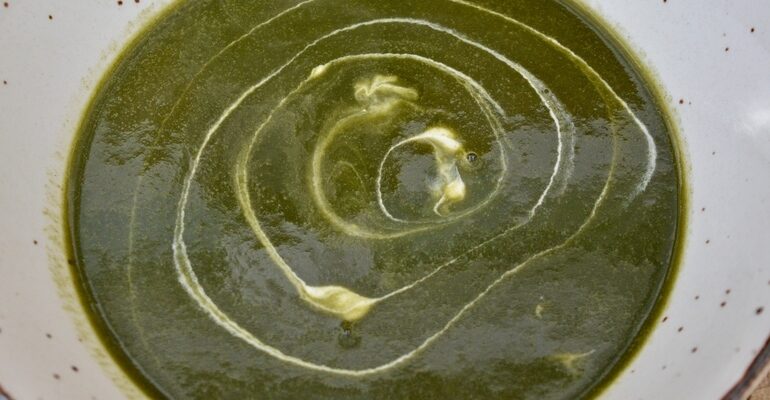 Nettle Soup with Yoghurt