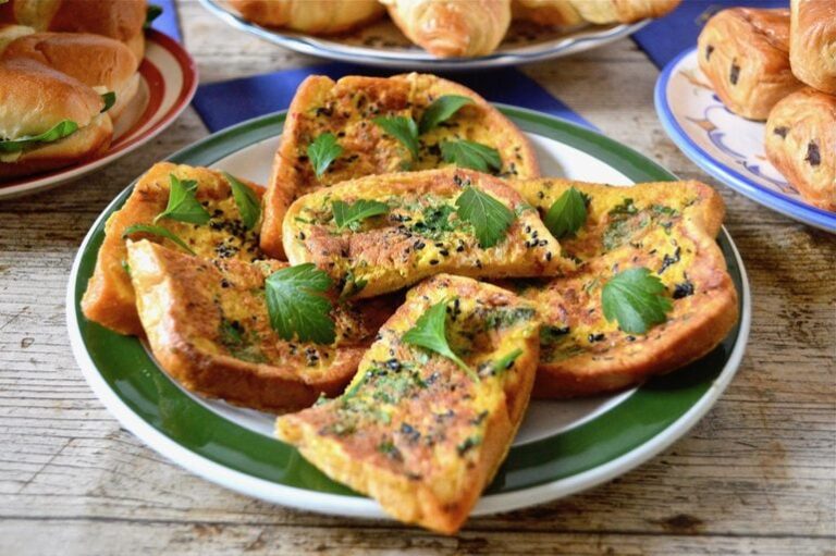 Spicy Savoury Brioche French Toast