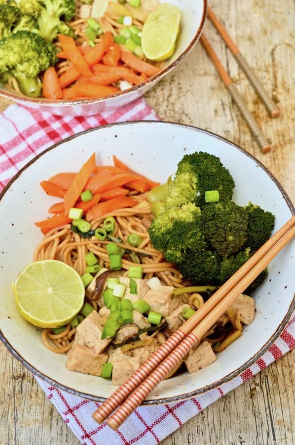 Easy One Pot Ramen Noodles.