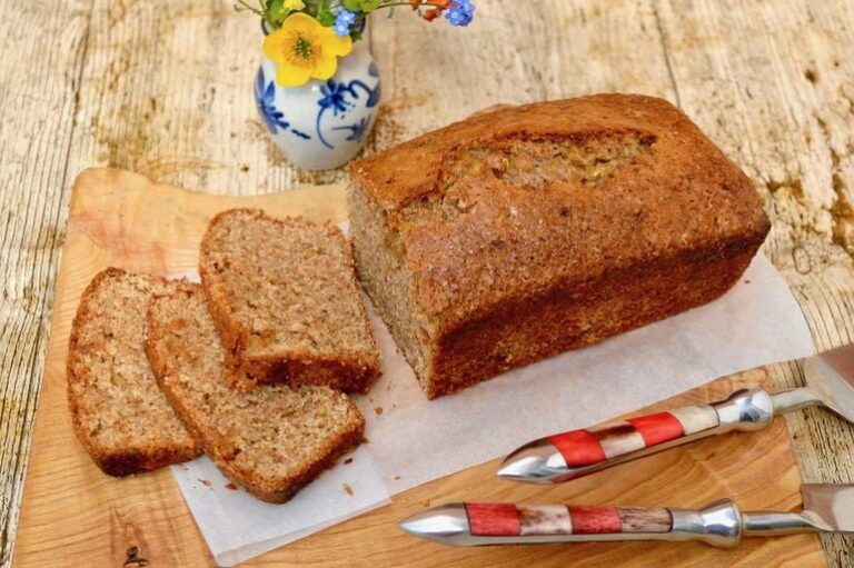 Slices of vegan drizzle cake with calamondin aka calamansi.