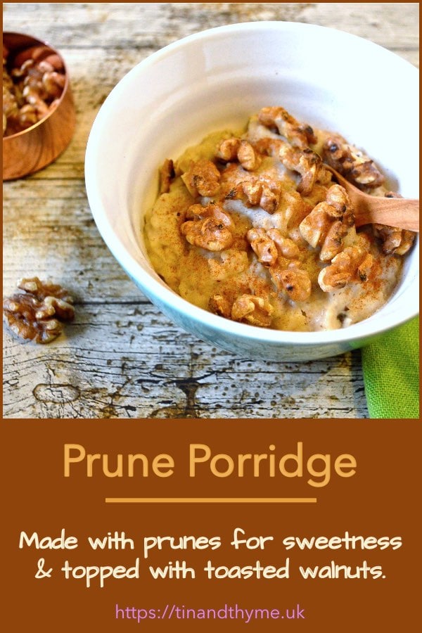 prune porridge for baby